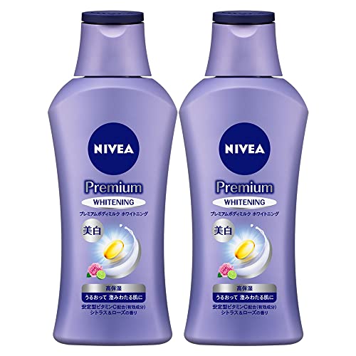 KAO NIVEA Premium Body Milk Whitening Citrus & Rose Fragrance 190g